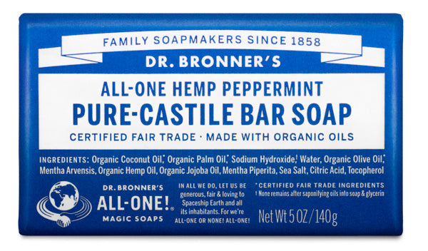 Pure-Castile Bar Soap-Peppermint