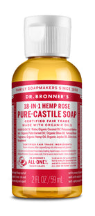 Pure-Castile Liquid Soap- Rose Oil