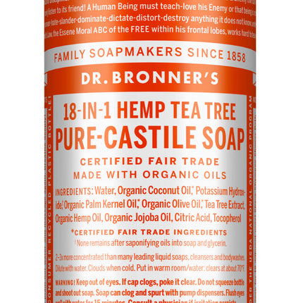 Pure-Castile Liquid Soap- Tea Tree