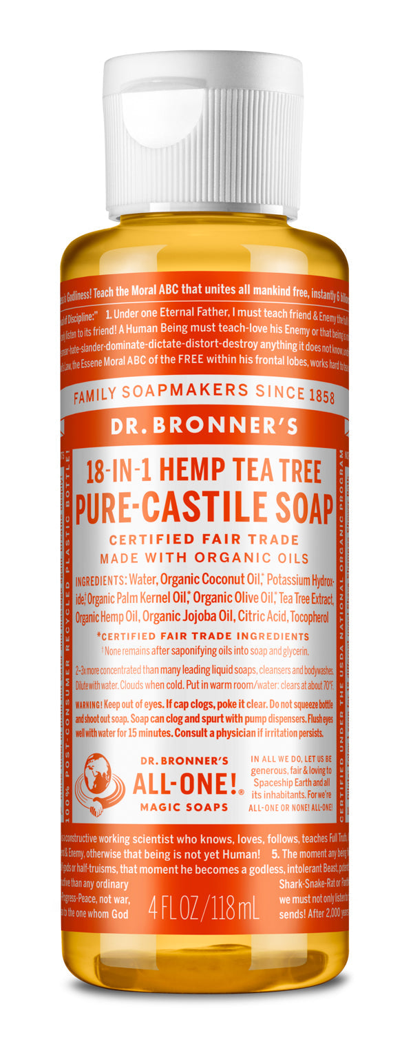 Pure-Castile Liquid Soap- Tea Tree