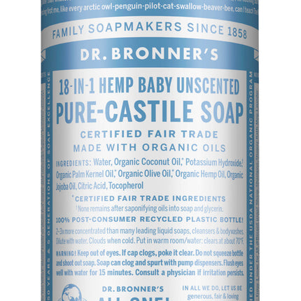 Pure-Castile Unscented Baby Soap
