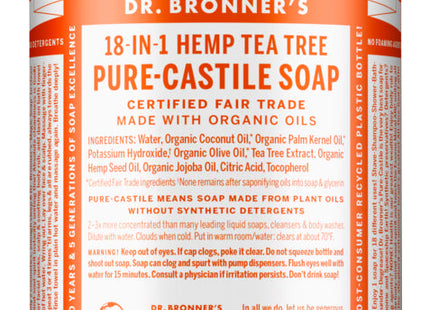 Pure-Castile Liquid Soap- Tea Tree