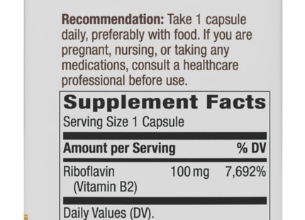 Riboflavin Vitamin B2