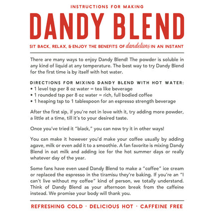 Dandy Blend Coffee Alternative