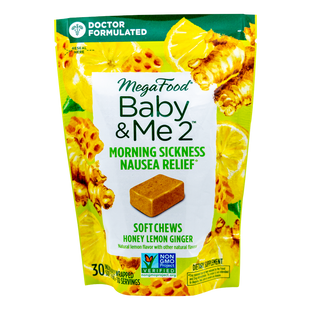 Baby & Me 2™ Morning Sickness Nausea Relief Honey Lemon Ginger Soft Chews