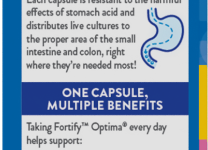 Nature's Way Optima Women's Probiotic offers 50 Billion live cultures and 7 probiotic strains. 