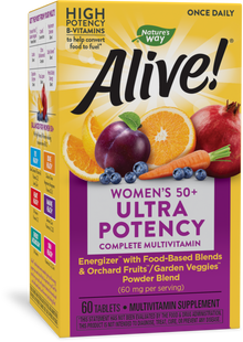 Alive!® Once Daily Women’s 50+ Ultra Potency Multivitamin