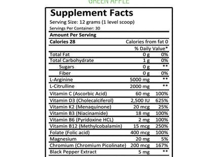 L-Arginine Complete - Green Apple