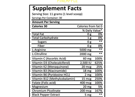 L-Arginine Complete - Pineapple