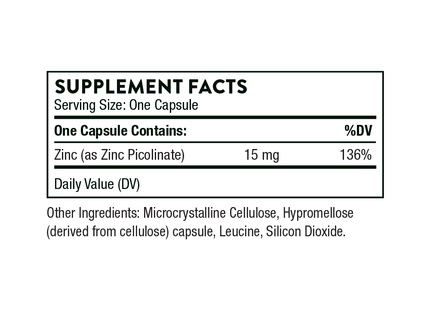 Zinc Picolinate 15 mg