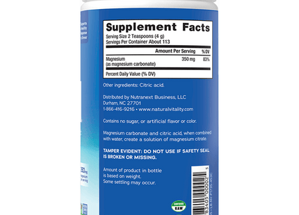 Magnesium Powder - Unflavored