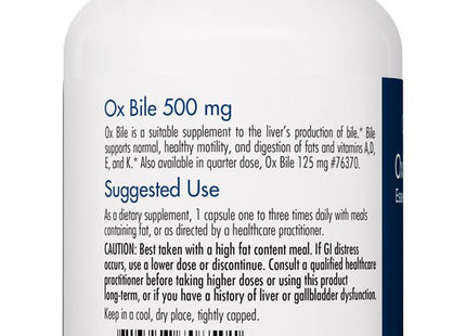 Ox Bile 500mg