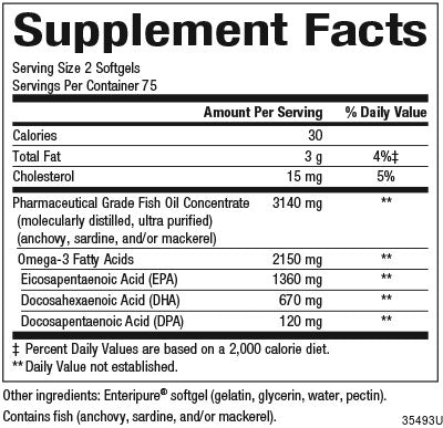 RxOmega-3 Ultra Strength 2,150 mg