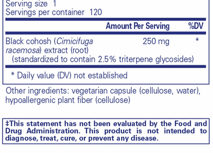Black Cohosh 2.5