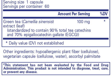 Green Tea Extract (decaffeinated)