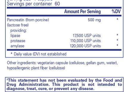 Pancreatic Enzyme Formula