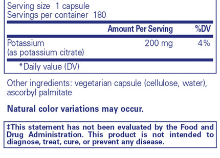 Potassium (citrate)