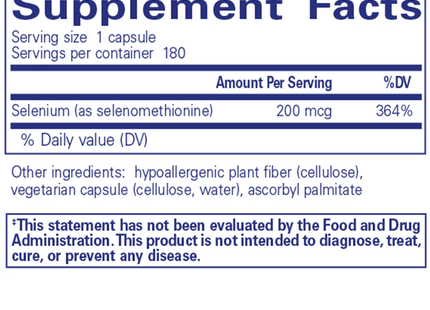 Selenium (selenomethionine)