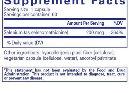 Selenium (selenomethionine)