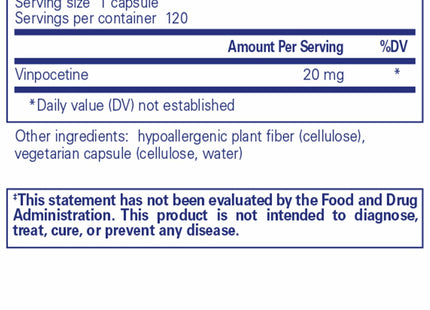 Vinpocetine 20 mg