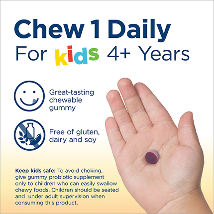 Kids Tummy Gummy Probiotics 1 Billion CFU