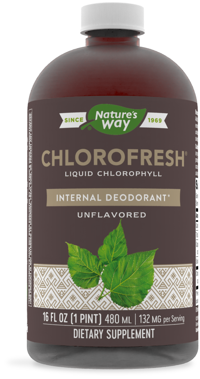 Chlorofresh Liquid Chlorophyll by Nature's Way is an internal deodorant! 