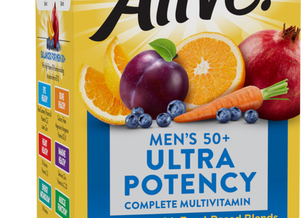 Alive!® Once Daily Men’s 50+ Ultra Potency Multivitamin