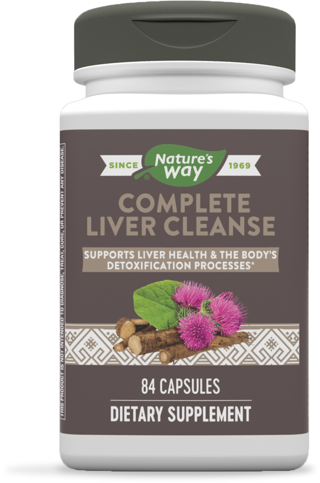 Complete Liver Cleanse by Nature's Way supports liver health and the bodys detox process. 