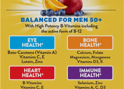 Alive!® Once Daily Men’s 50+ Ultra Potency Multivitamin