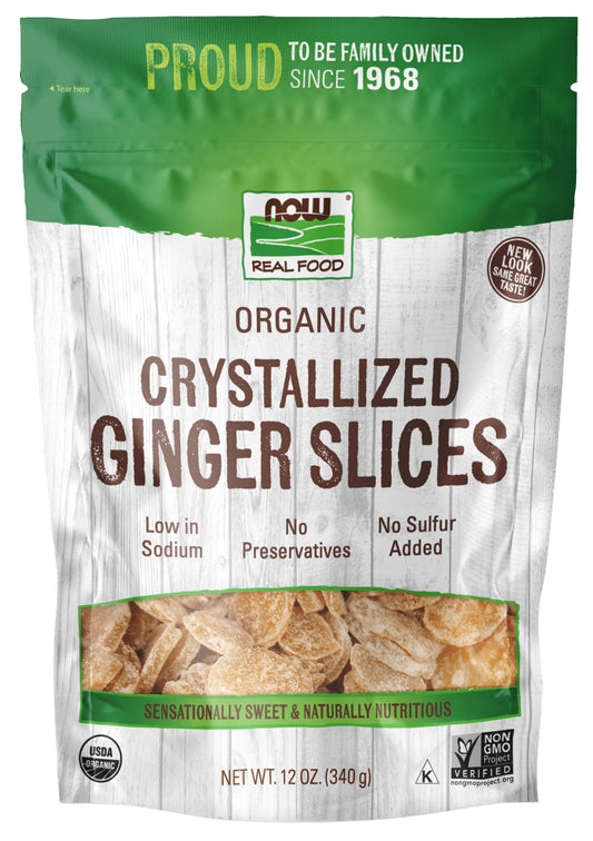 NOW Organic Crystallized Ginger Slices