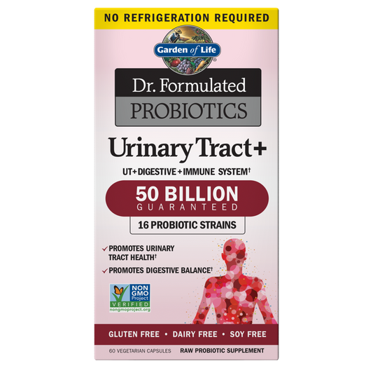 Dr. Formulated Probiotics Urinary Tract+ Shelf-Stable 60 Capsules