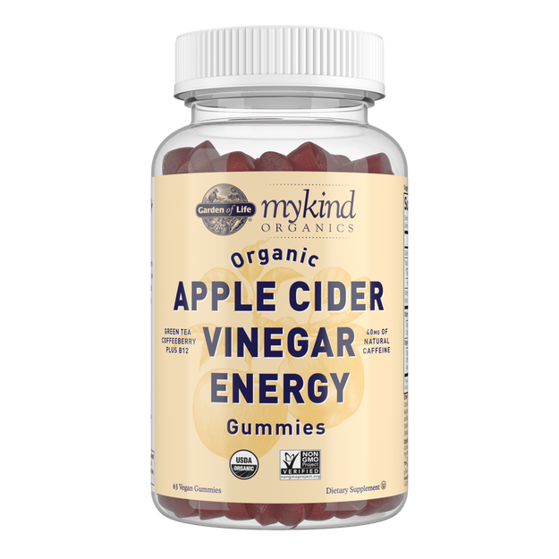 mykind Organics Apple Cider Vinegar Energy 63 Gummies
