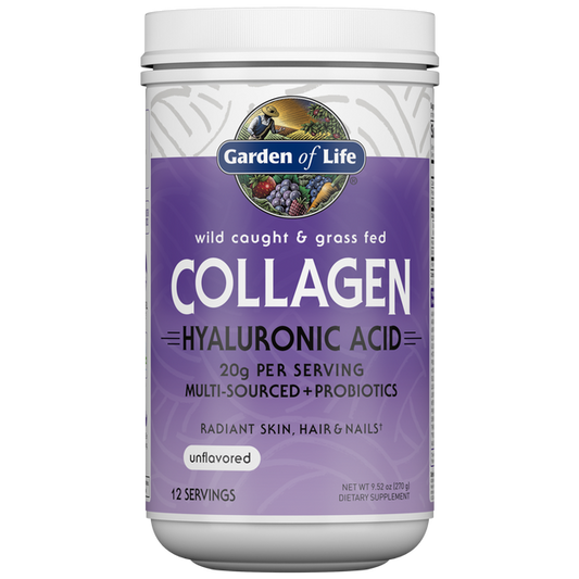 Wild Caught & Grass Fed Collagen Hyaluronic Acid - 9.52 oz Powder