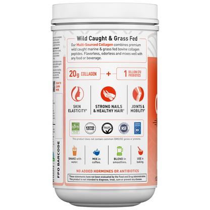 Wild Caught & Grass Fed Collagen Multi-Sourced - 9.52 oz Powder