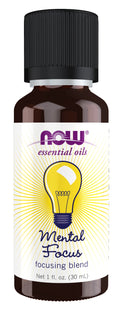 Mental Focus essential oil, now essential oils at the natural alternative nutrition cenet