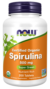 Spirulina 500 mg, Organic