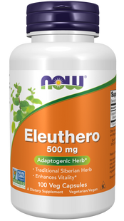 Eleuthero 500 mg Veg Capsules