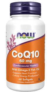 CoQ10 60 mg with Omega 3 Fish Oil