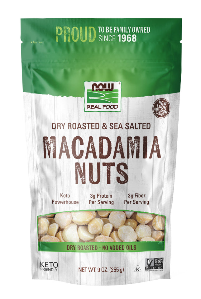 Macadamia Nuts, Dry Roasted & Salted