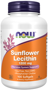 Sunflower Lecithin 1200 mg Softgels