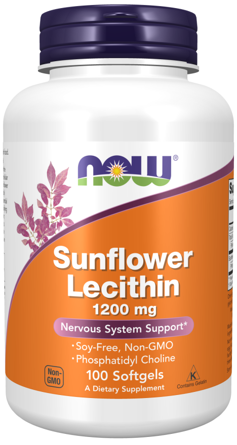 Sunflower Lecithin 1200 mg Softgels